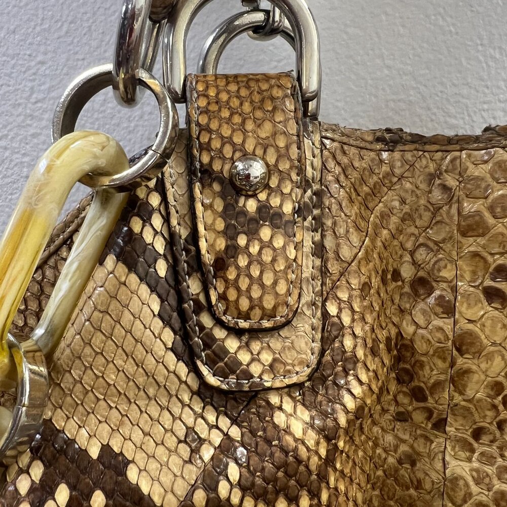 Python Bally Handbag Tote - Picture 16 of 16